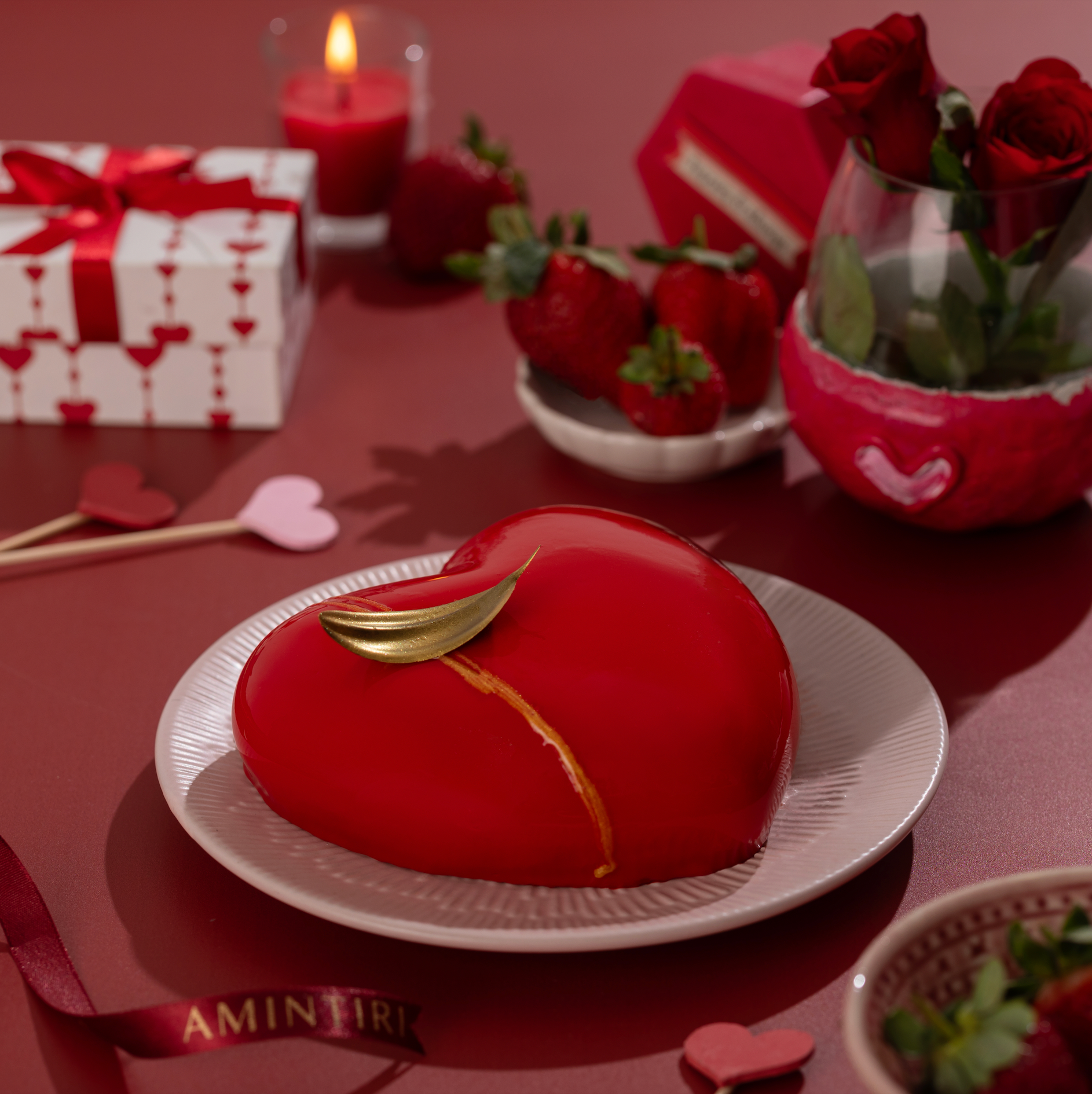 NUTELLA AND FRESH STRAWBERRY ENTREMET - Valentines special - Amintiri