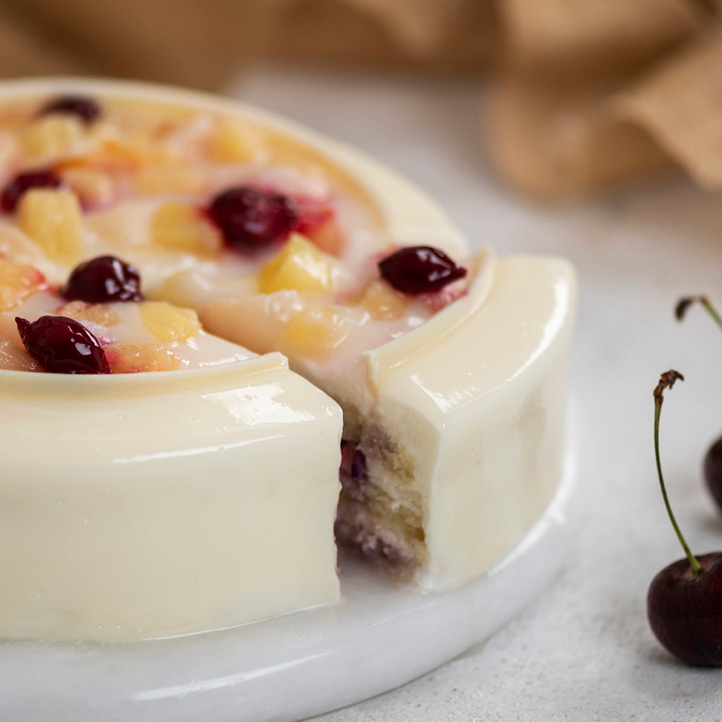 Pineapple, Lychee and Cherry Cake - Amintiri - Amintiri Bangalore