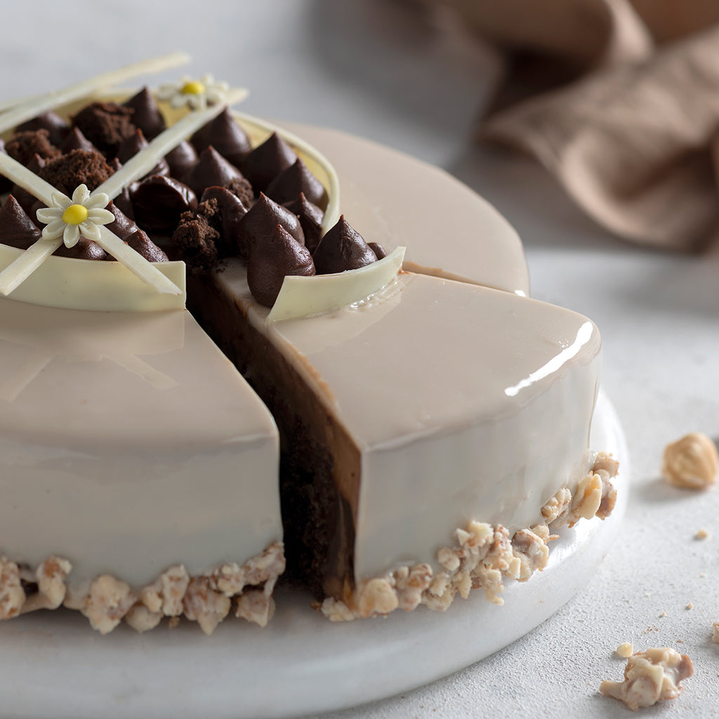 Hazelnut Milk Chocolate Entremet - Amintiri - Amintiri Bangalore