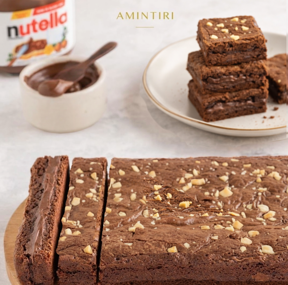 Nutella Brownie (Eggless)
