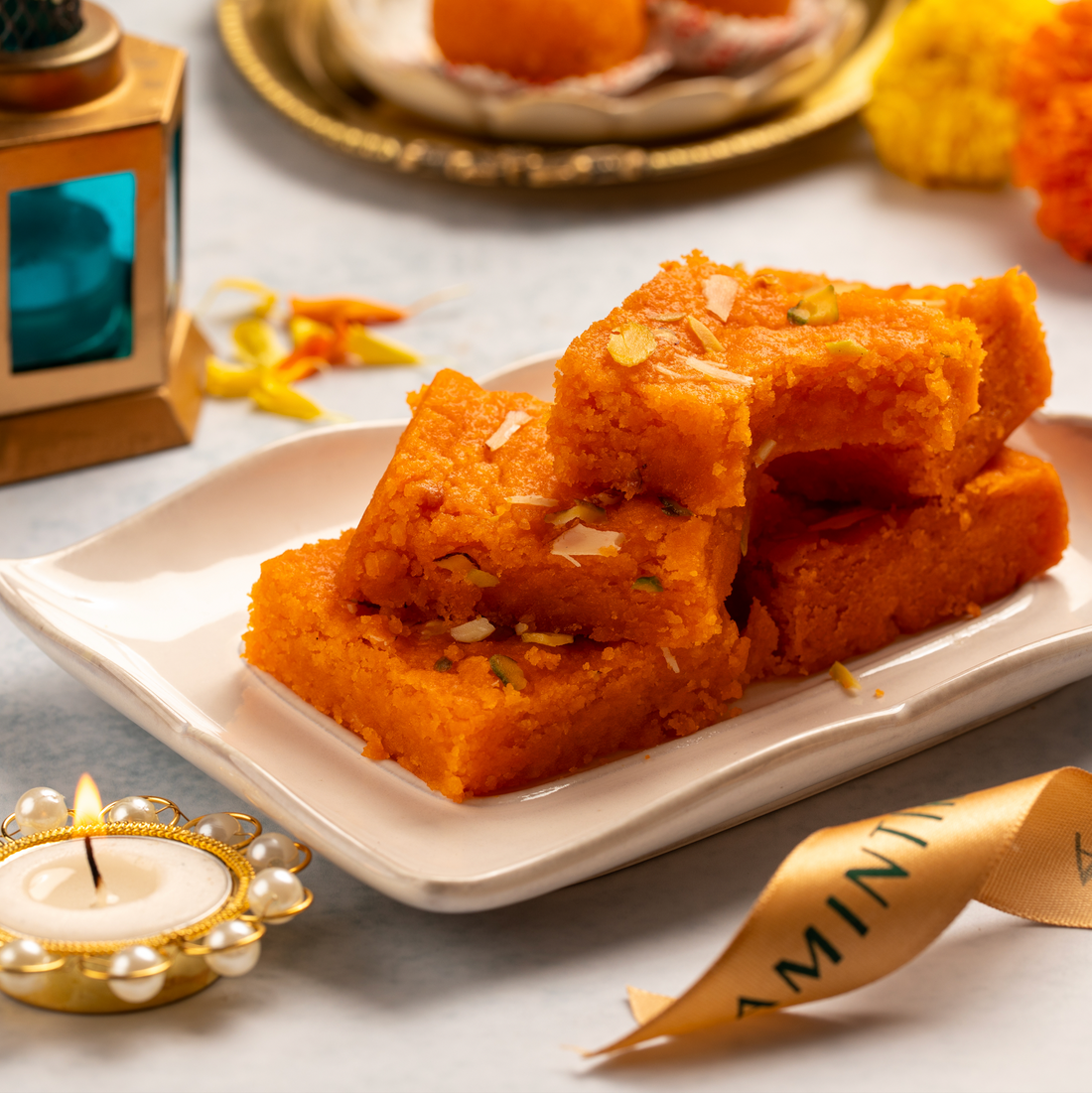 Motichur Laddu Loaf  (Eggless) - Amintiri