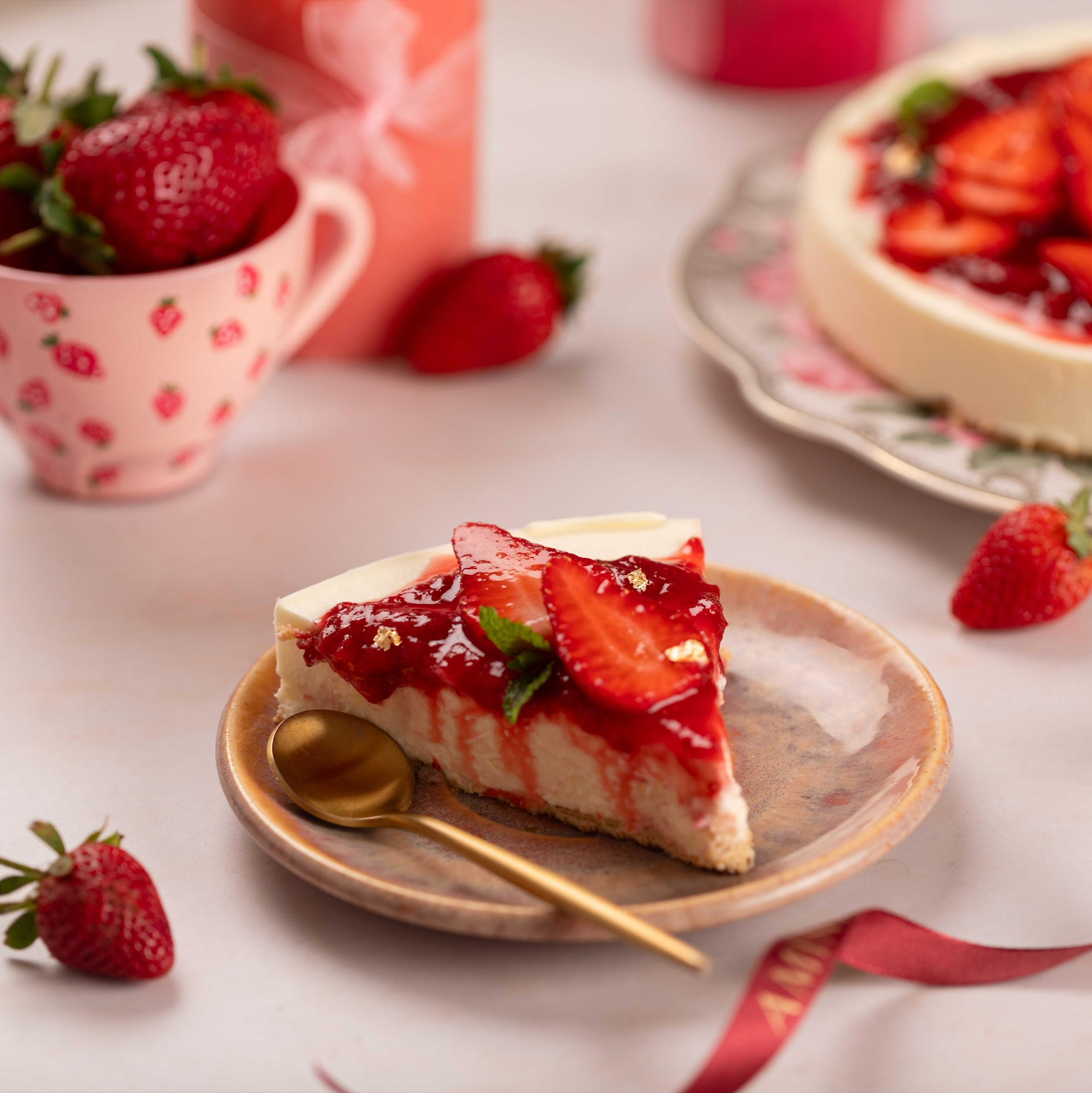 Strawberry mascarpone Cheesecake - Amintiri