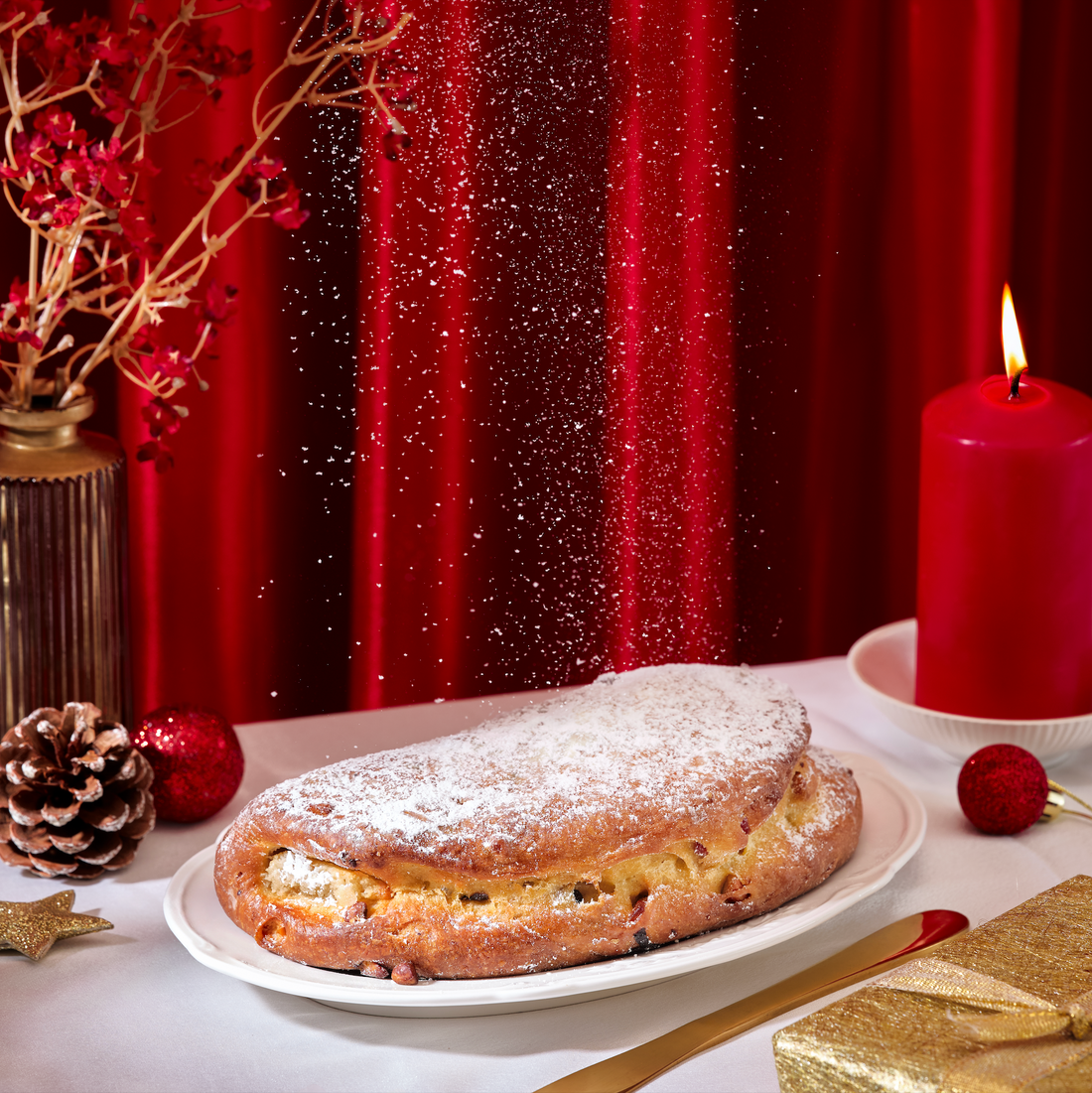 Stollen (German Christmas delicacy)