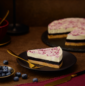 Blueberry Cheesecake (Eggless)