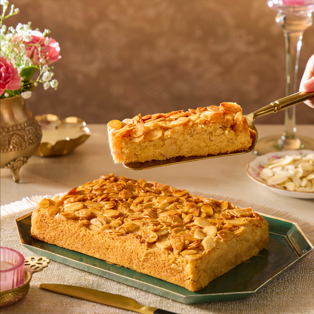 Roasted Almond Caramel Loaf