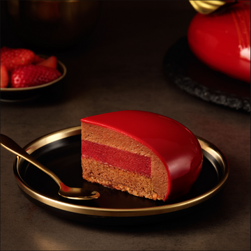 Nutella and Fresh Strawberry Entremet