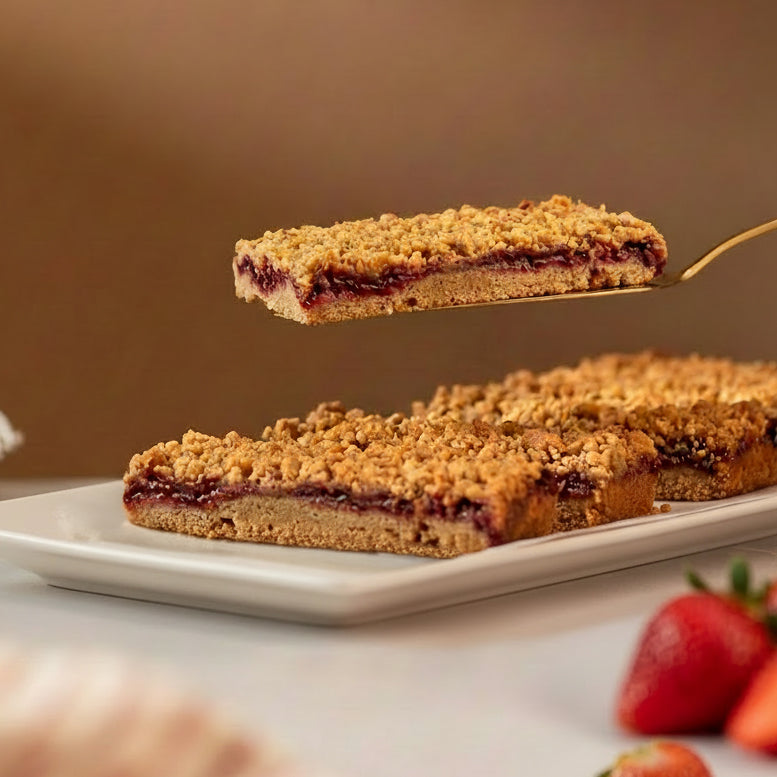 Strawberry Streusel Cake