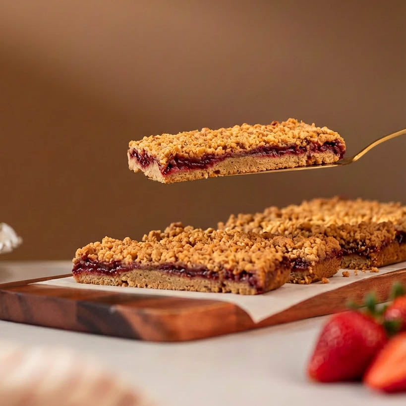 Strawberry Streusel Cake