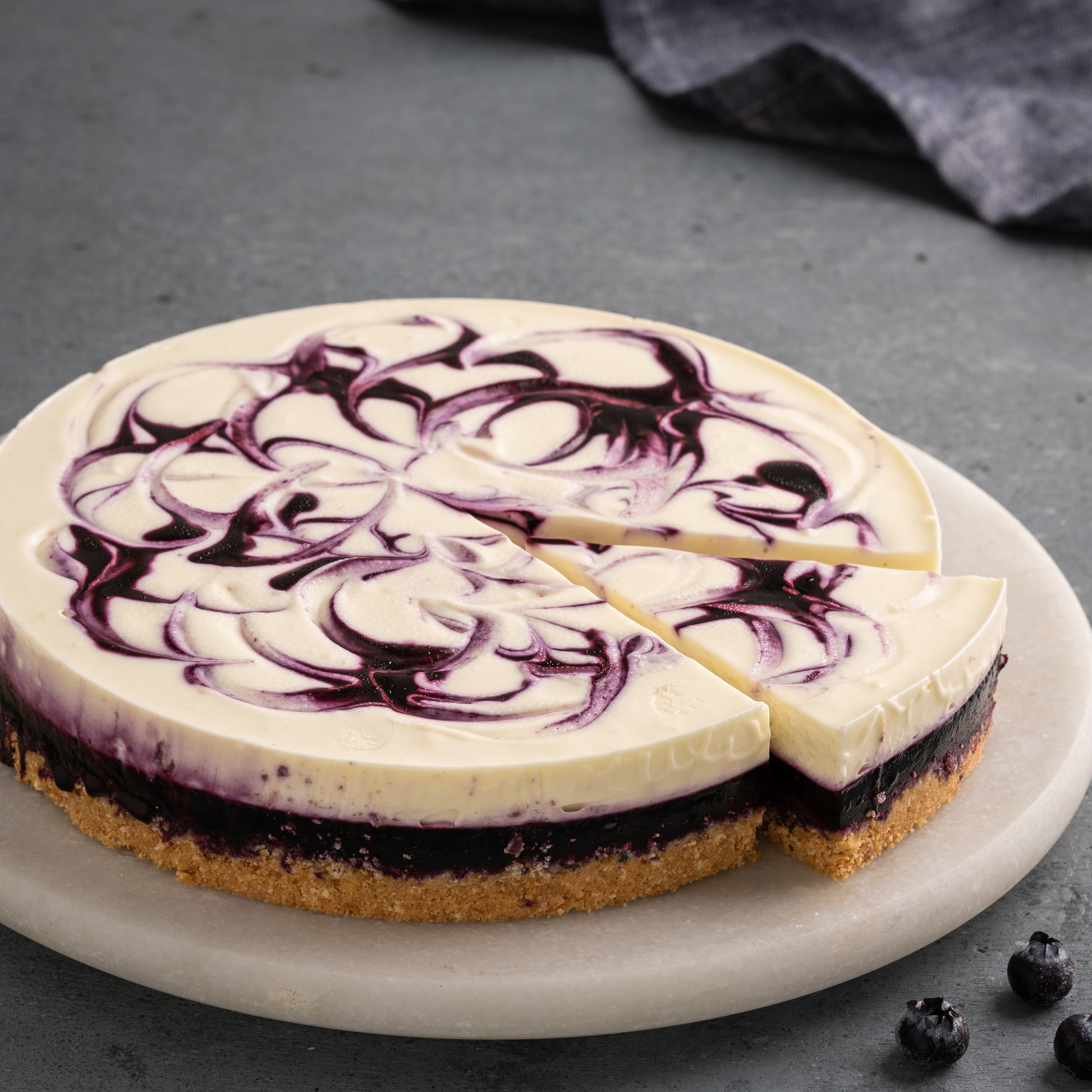 Blueberry Cheesecake (eggless) - Amintiri - Amintiri Bangalore