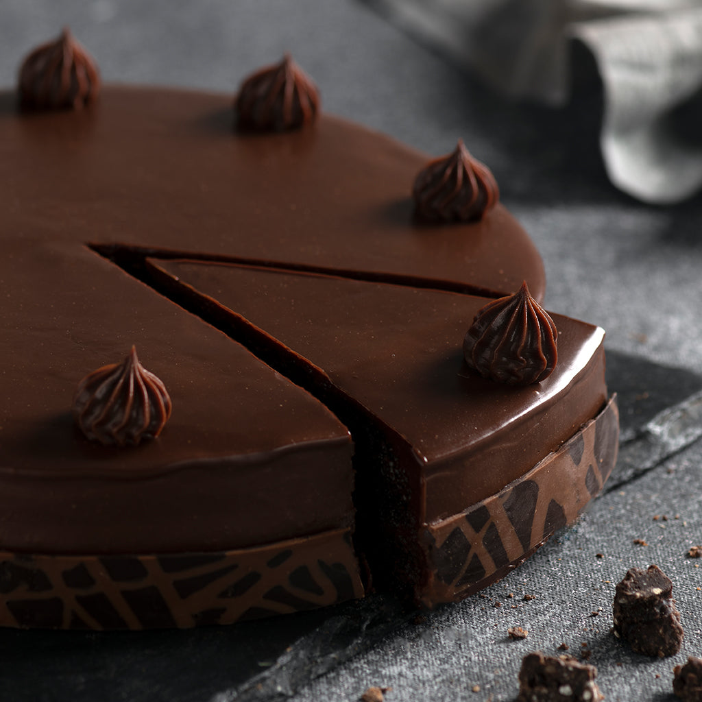 Belgian Dark Chocolate Truffle cake (Eggless) - Amintiri - Amintiri Bangalore