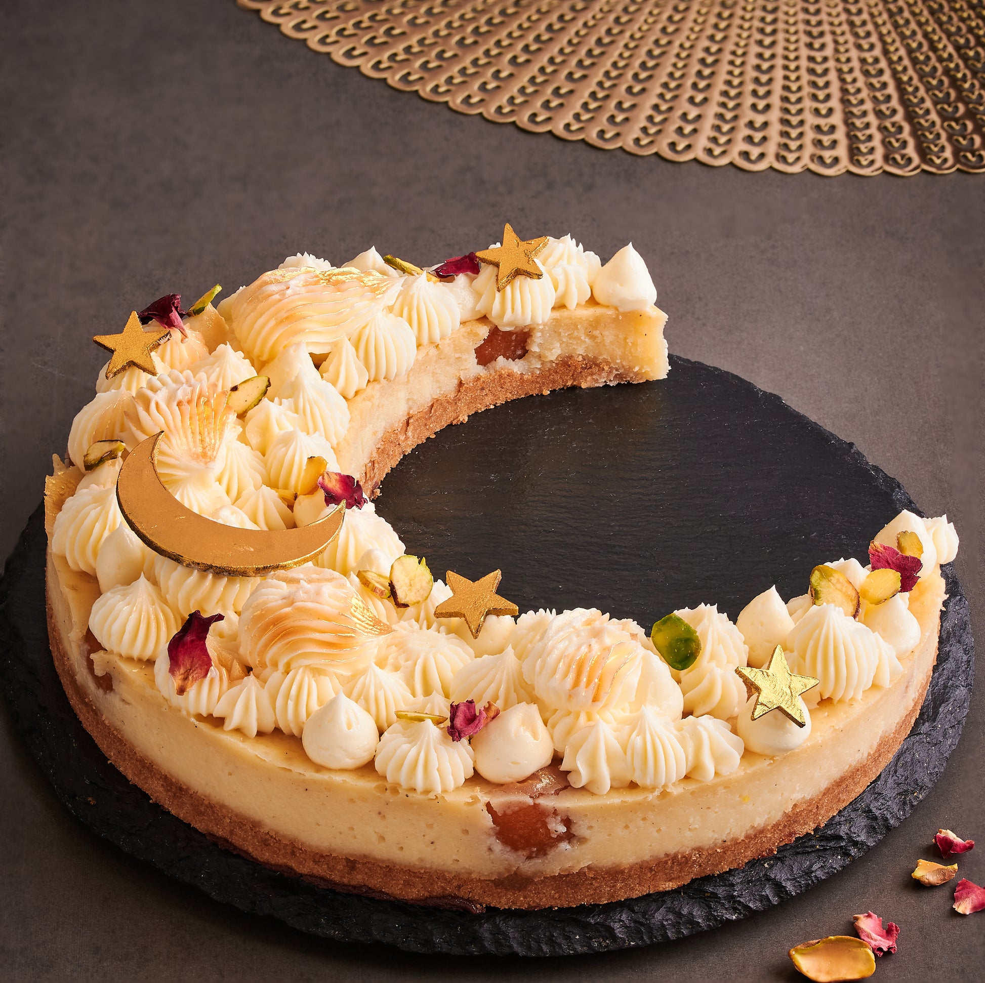 Baked Gulab Jamun Cheesecake ( Chand Cake ) - Amintiri - Amintiri Bangalore